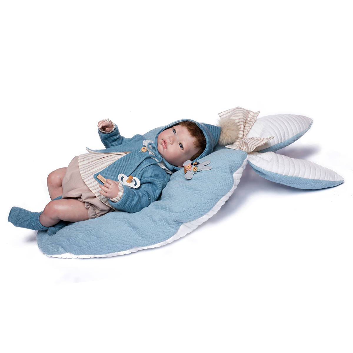 Puppe Reborn Enzo – angeklebtes...