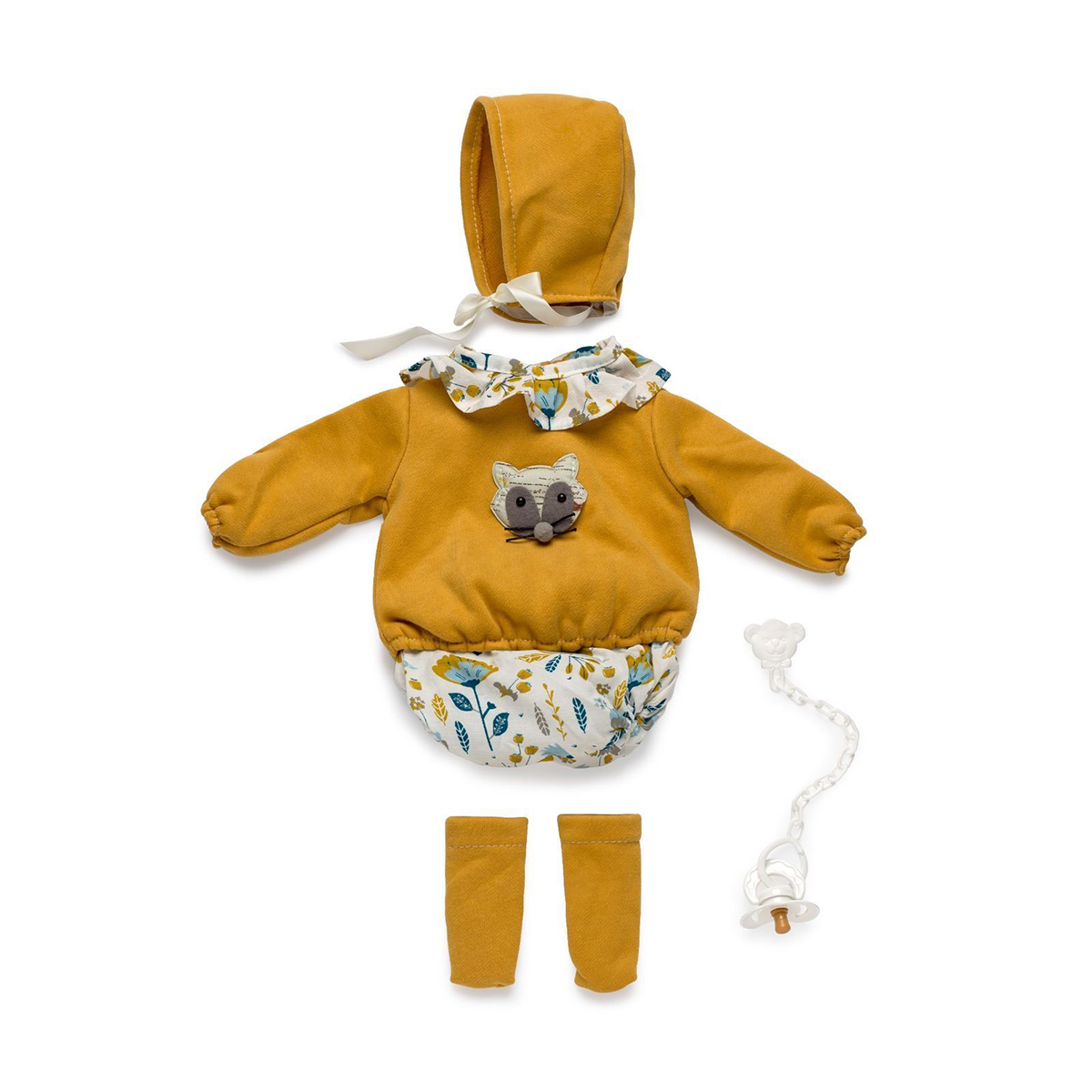 Senffarben Pullover, Pumphose,...