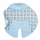 Manta azul con estampado de conejitos - 42 a 50cm