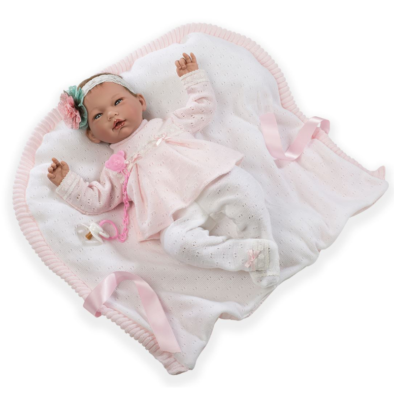 Puppe Reborn Ainoa, dunkles...