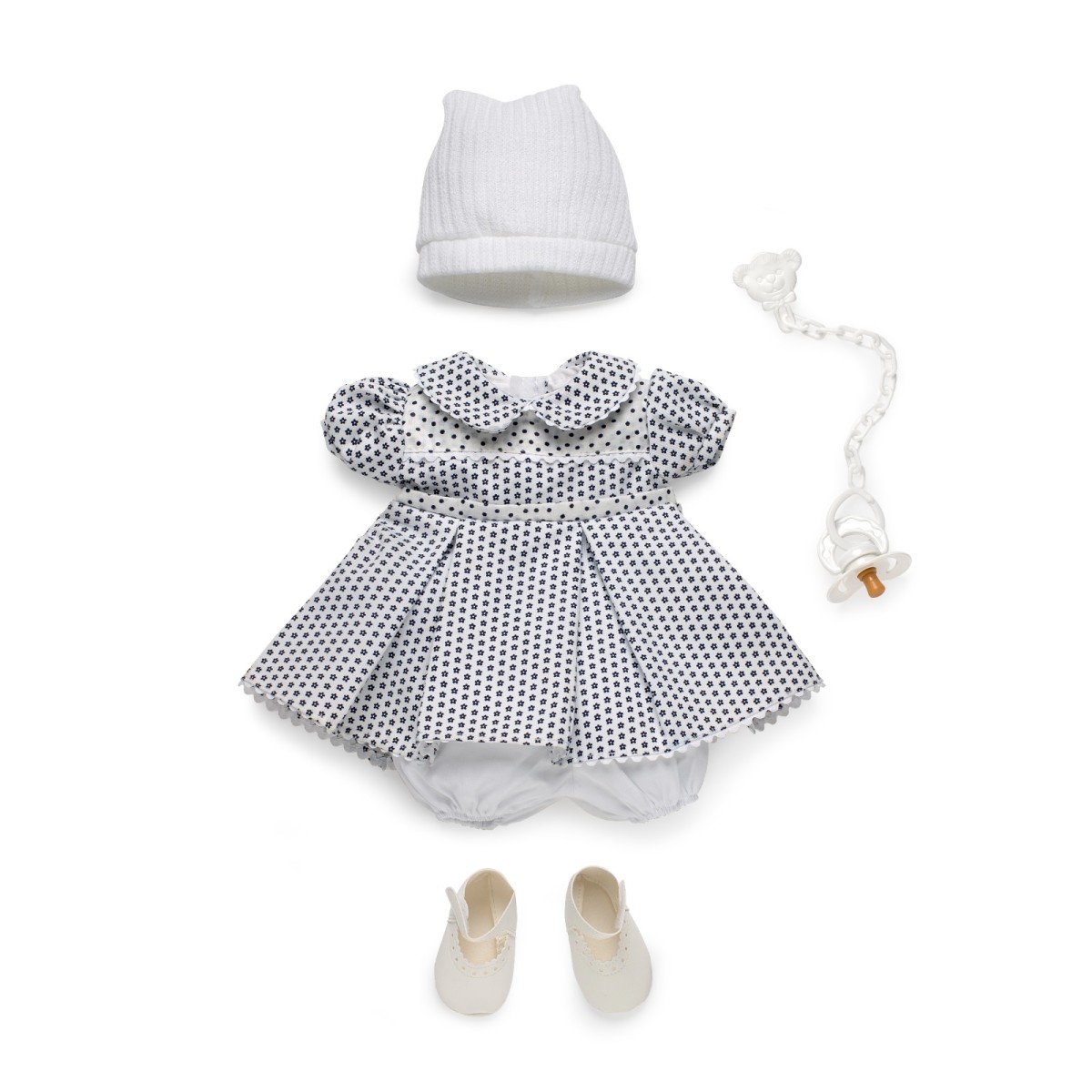 Abito blu marino,culotte,scarpe e...