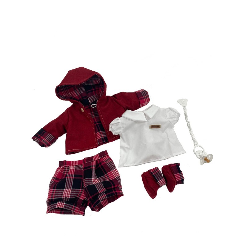 Puppe Reborn-Kleidung, Weiß...