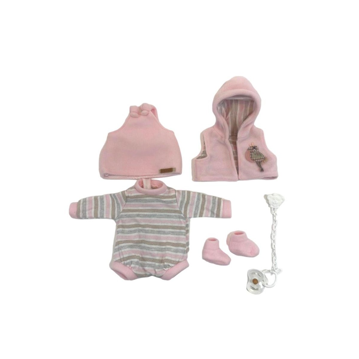 Ropa reborn, body de rayas, chaleco y... Ropa reborn, body de rayas, chaleco y...