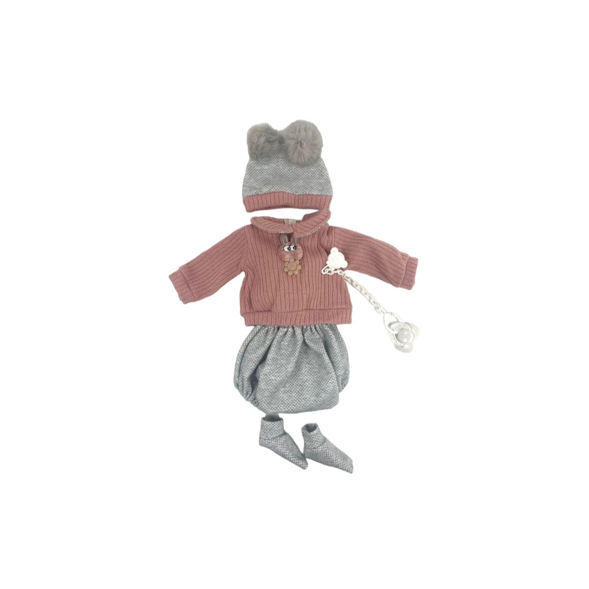 Ropa Reborn 46 cm – Jersey rosa con... Ropa Reborn 46 cm – Jersey rosa con...