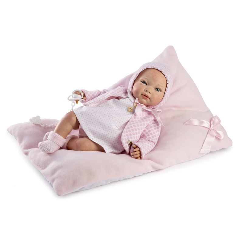 Puppe Reborn Bianca, Rosa...