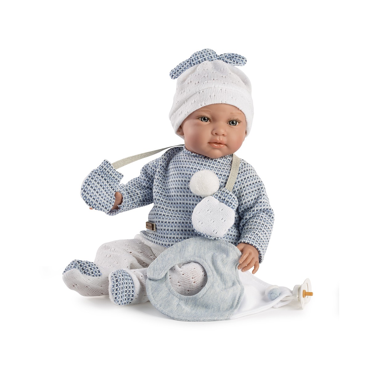 Puppe Thiago, Hose und Wollpullover -...