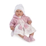 Muñeca Bea, vestido y chaqueta rosa  - 46cm