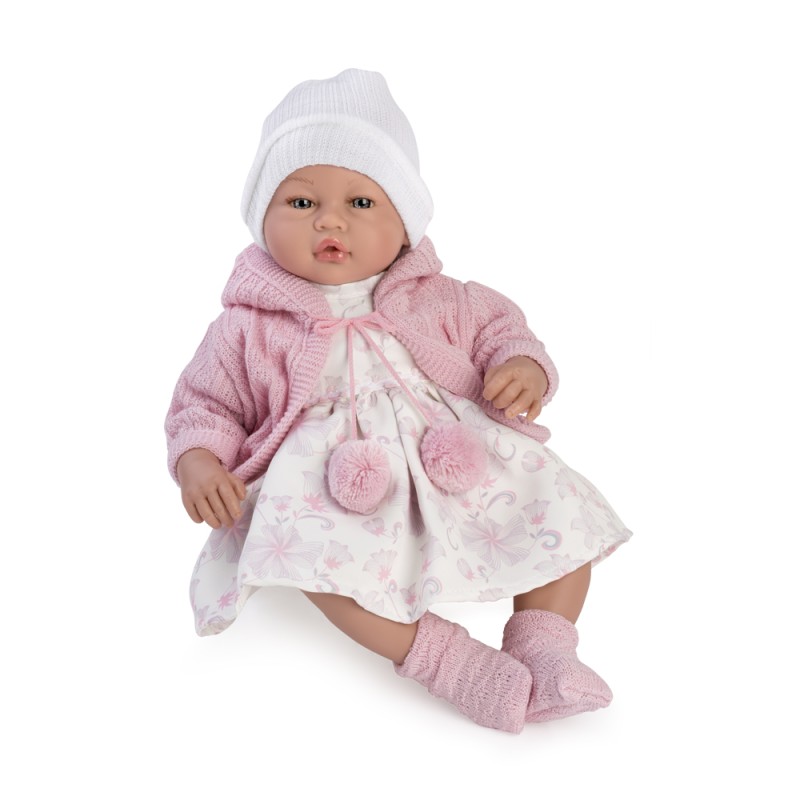 Muñeca Bea, traje rosa y...