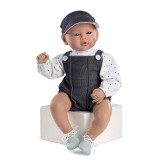 Muñeco Chema, pelele, camisa y gorra - 46cm