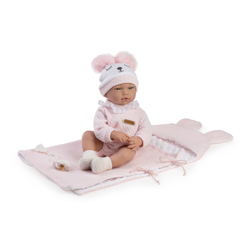 Muñeca Andrea, pelele rosa,...