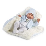 Muñeco Classic Diego – 42 cm con conjunto blanco y manta