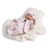 Muñeca Classic Lucía – 46 cm con conjunto rosa de punto