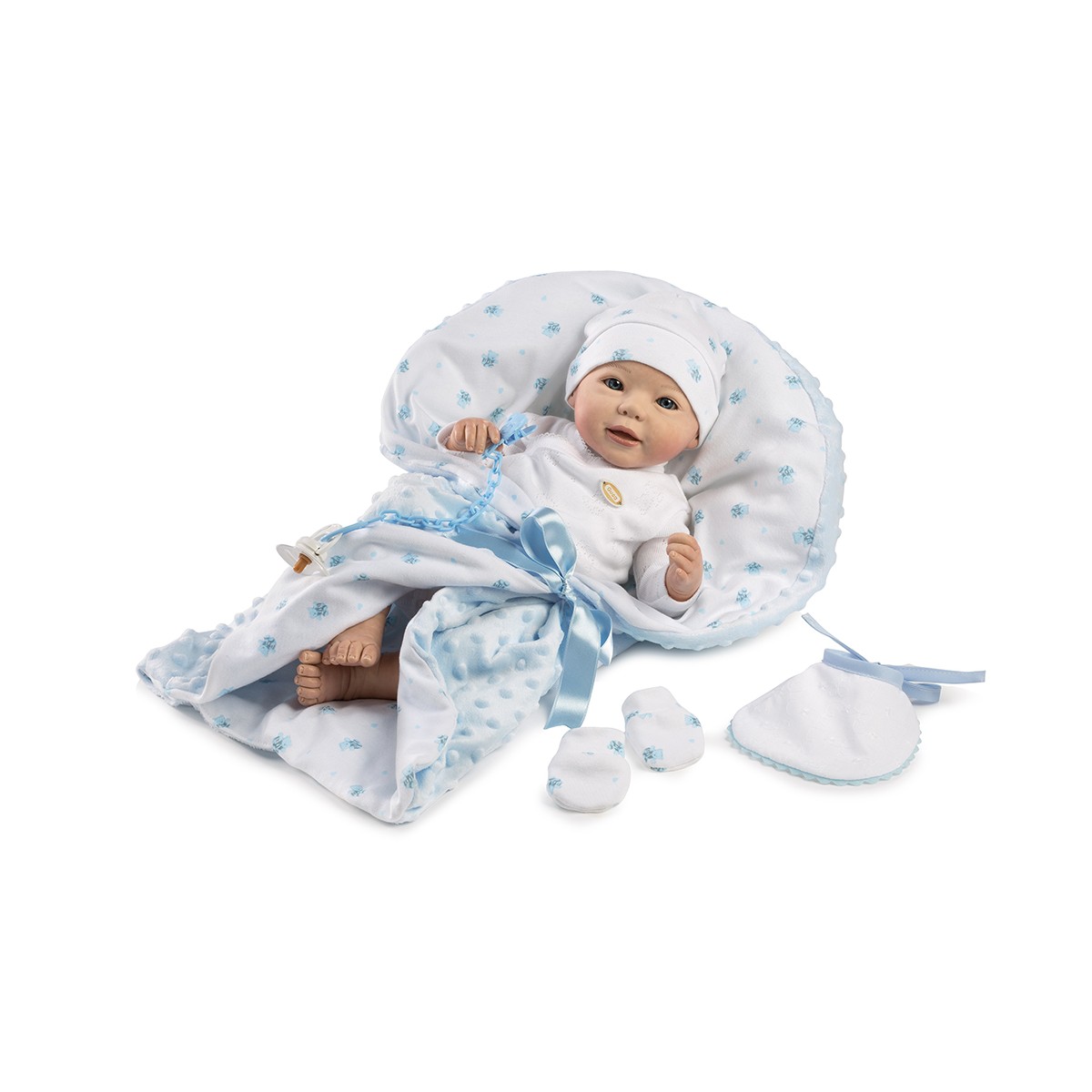 Puppe Reborn Jose – Weiß langärmelig...