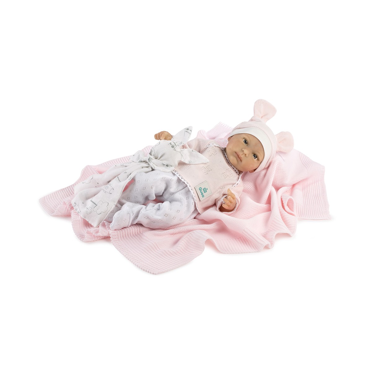 Silicone Reborn Doll Miranda, Knitted...