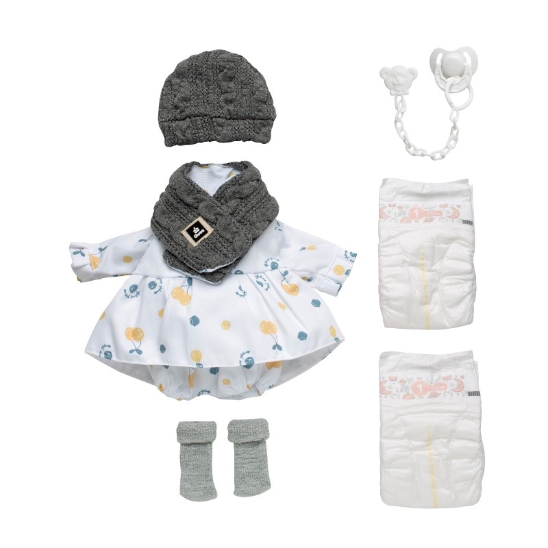 Ropa reborn, vestido con...