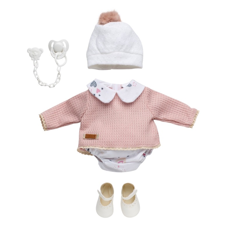 Ropa reborn jersey rosa,...