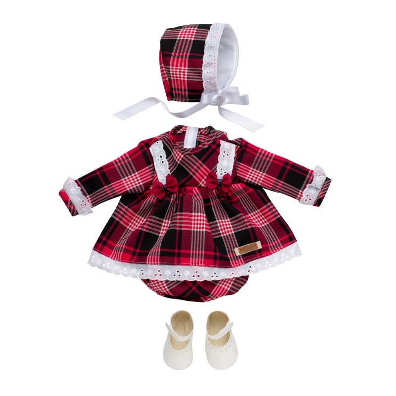 Reborn-Kleidung 46 cm – Rot...