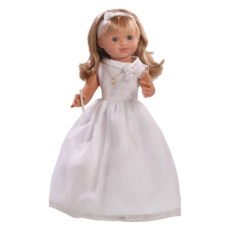 María Comunión, pelo rubio,...