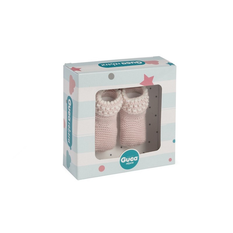 Rosa Woll Socke - 46 cm 2