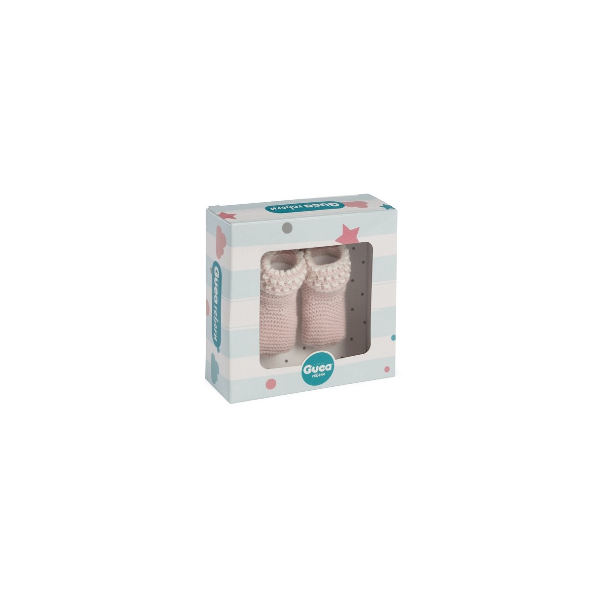 Rosa Woll Socke - 46 cm