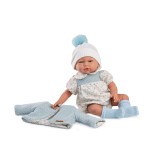 Muñeco con peso Julen – 42 cm con pelele, chaqueta y gorro