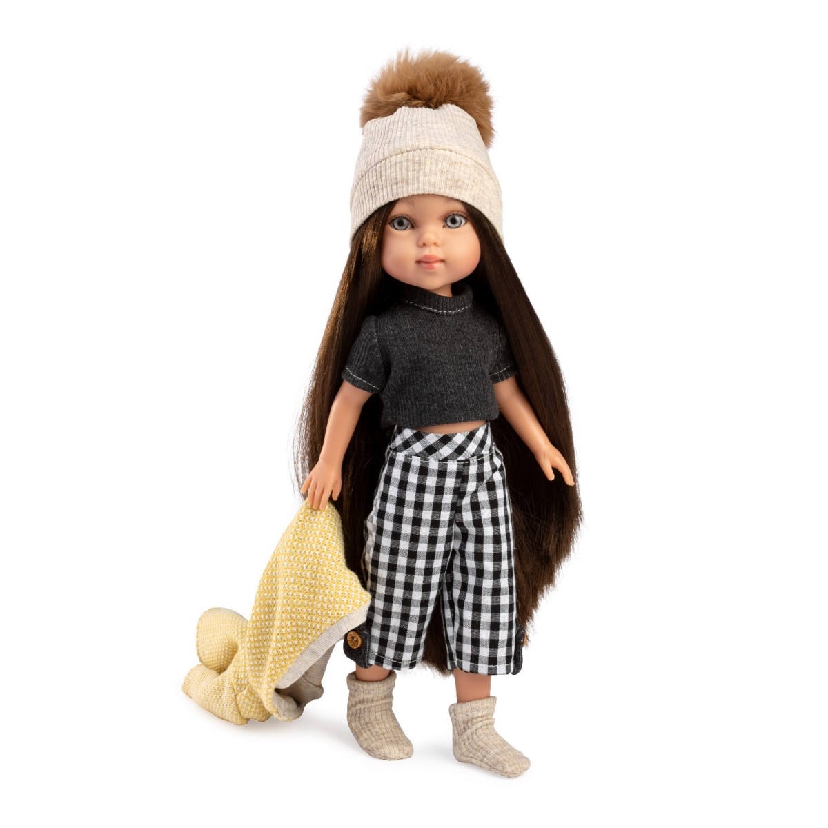 Penélope Roma Doll – 34 cm with brown...