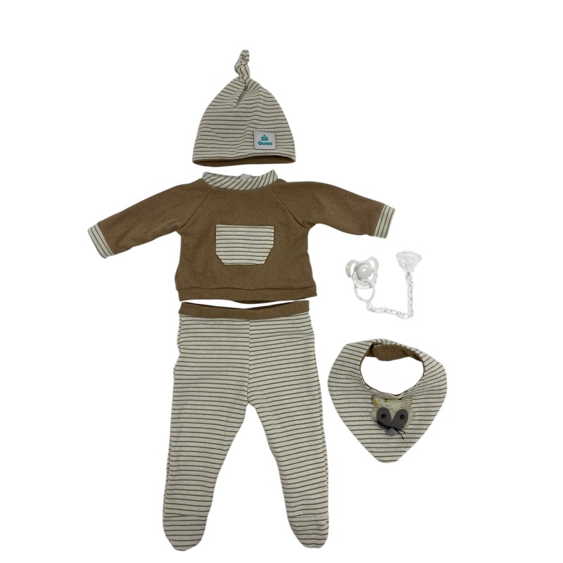 Reborn-Kleidung: Braun...