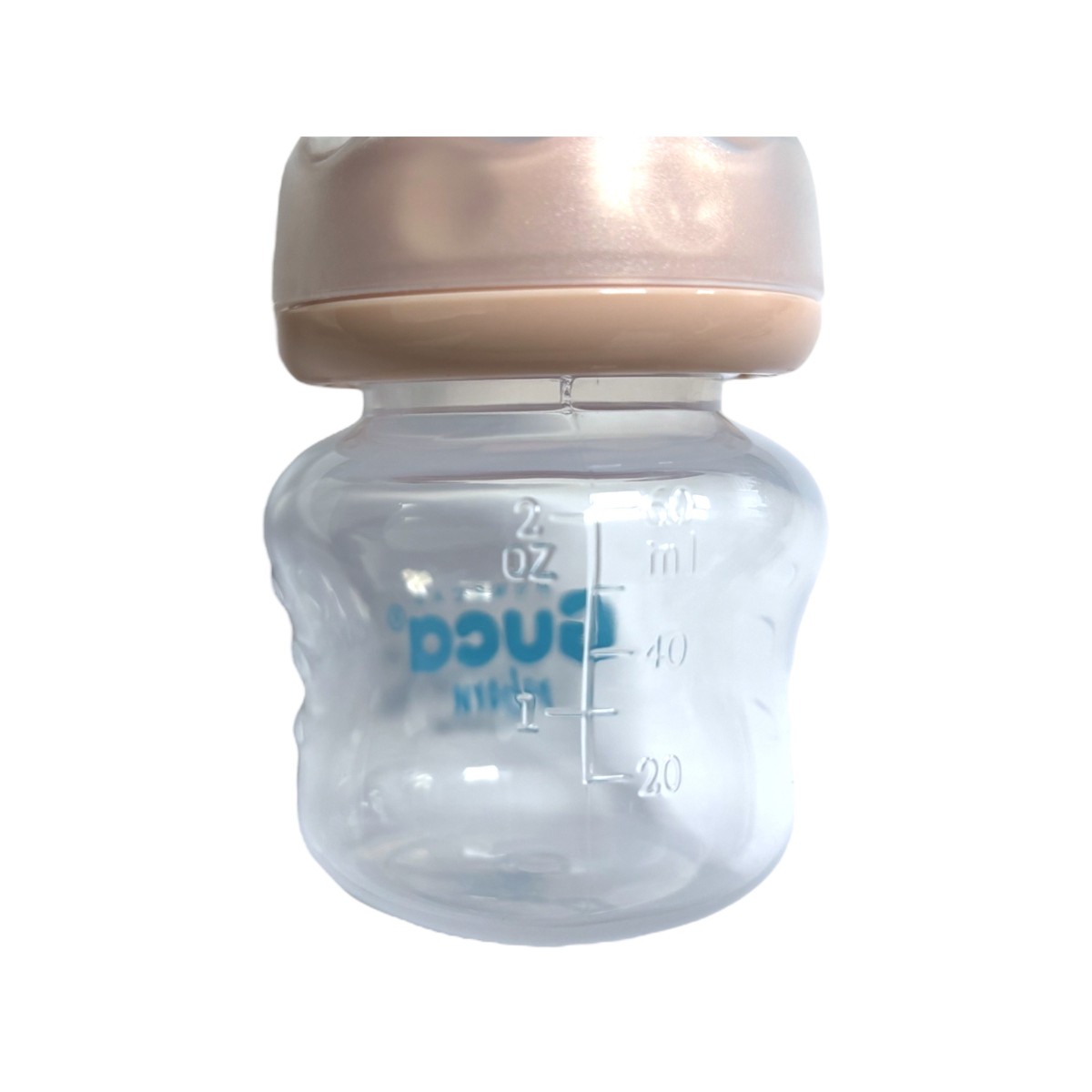 Biberón GUCA Verde con tetina real de...