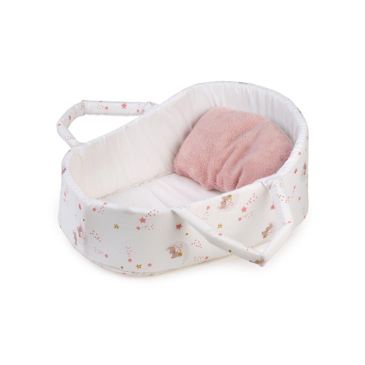 Couffin rose et blanc pour bébé...