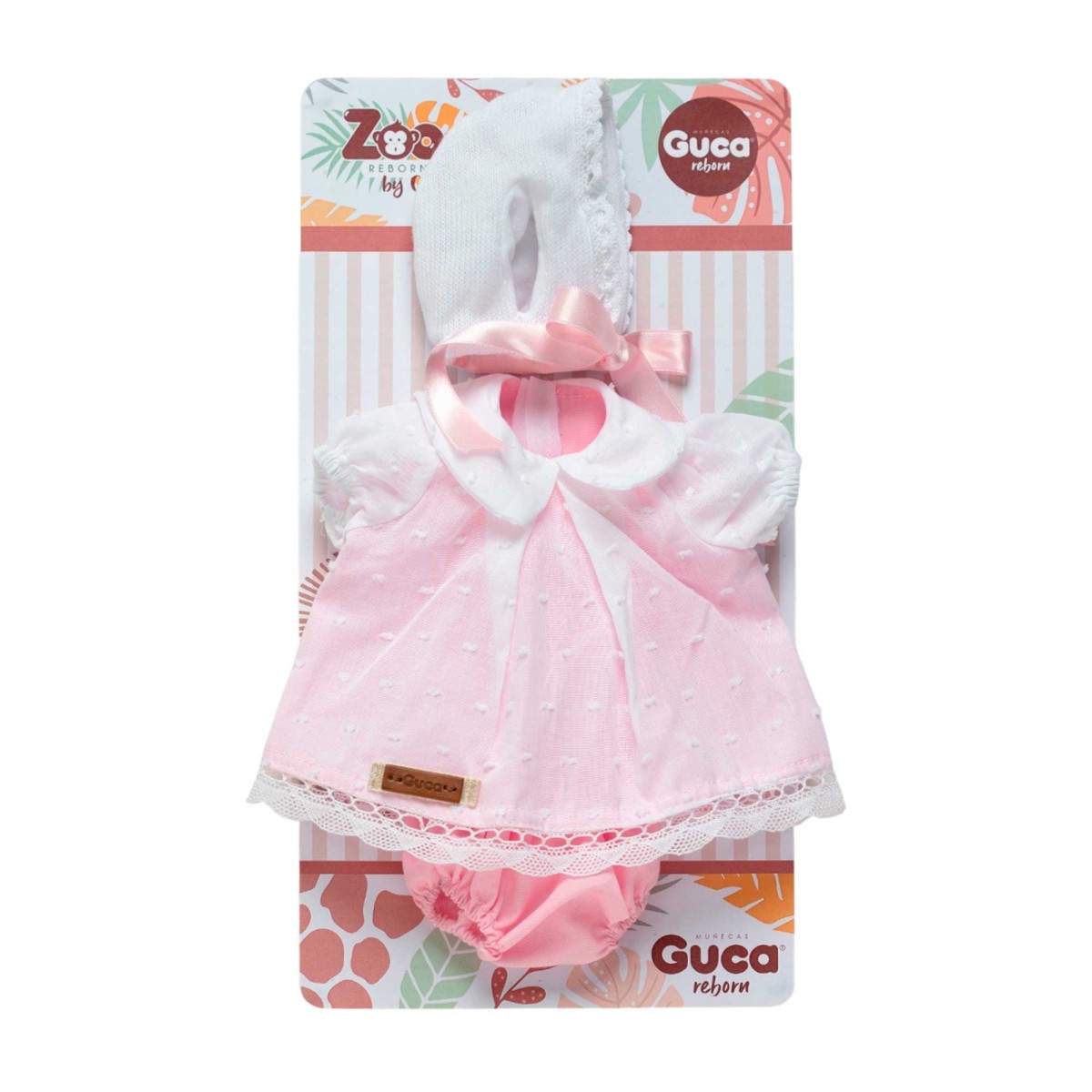 Ropa ZooReborn 32 cm – Vestido rosa y...