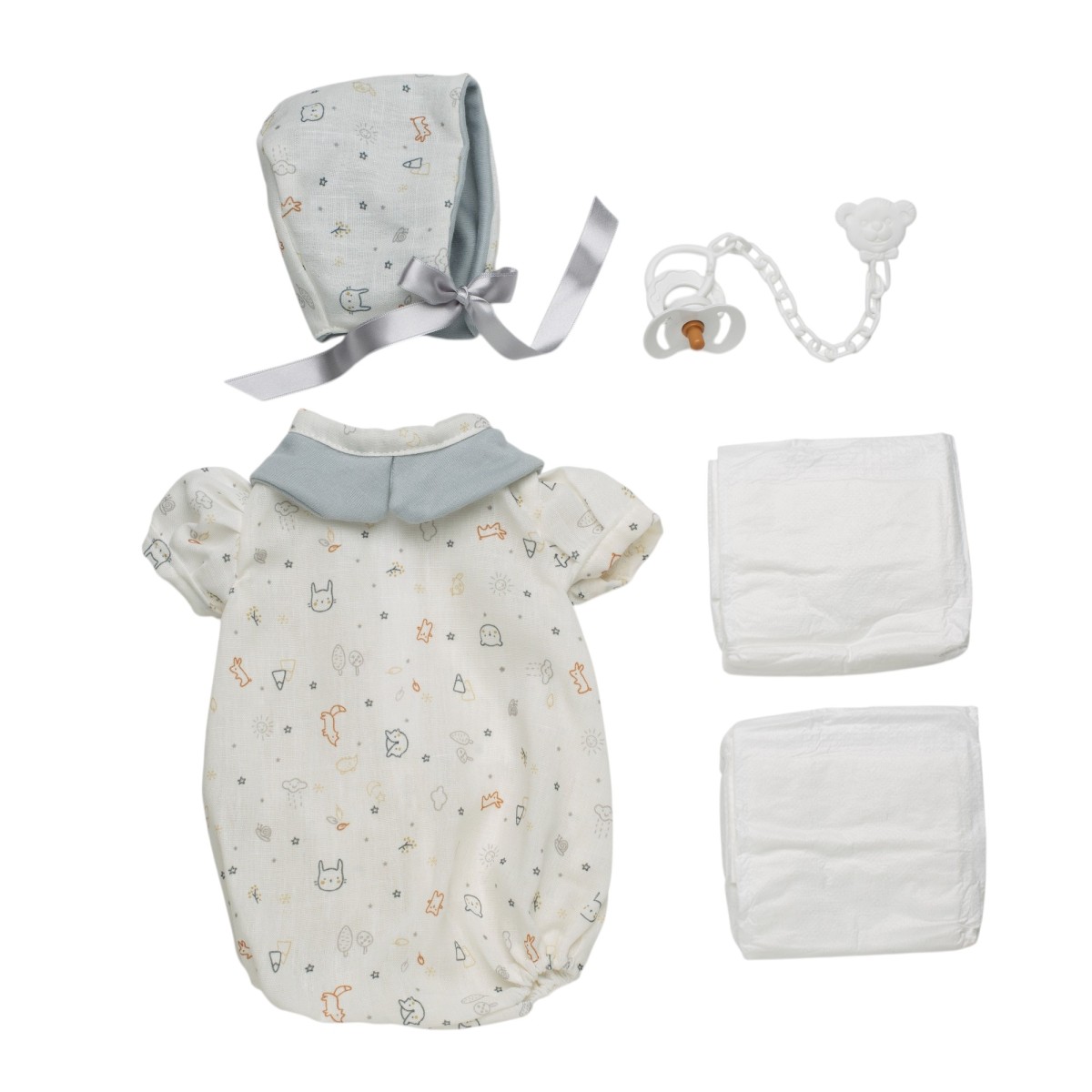 Ropa reborn talla 46cm - vestido con...